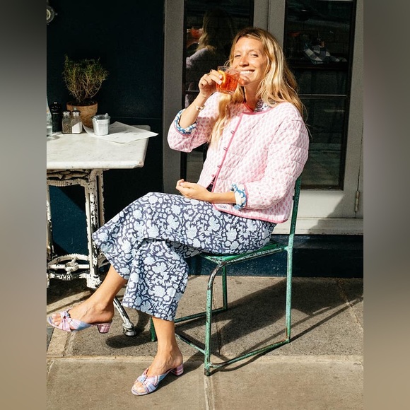 SZ Blockprints Quilted Coat/ Cardigan NWOT - Picture 3 of 3